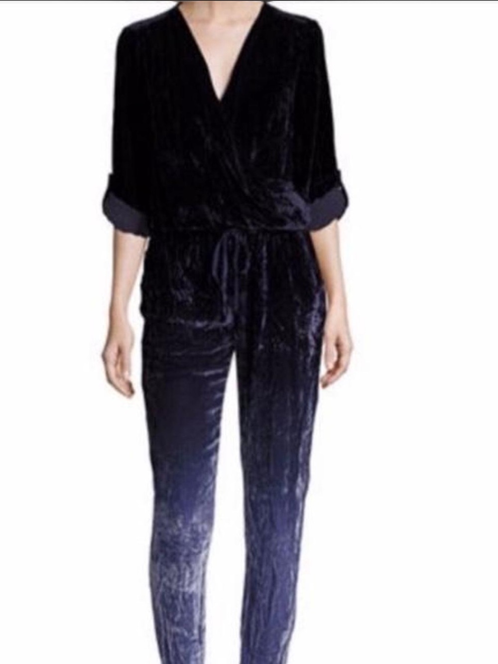 Young Fabulous & Broke Velvet Jumpsuit - M